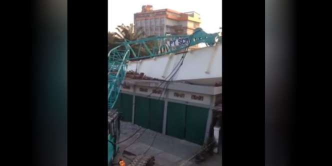 Polisi Usut Crane LRT Roboh di Kelapa Gading