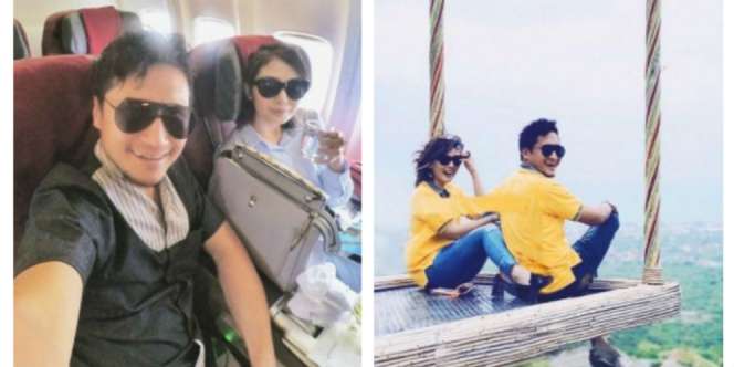 Serunya Petualangan Arie Untung dan Fenita Jelajahi Kota Palu