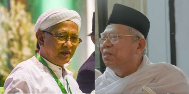 Pesan Gus Mus dan Kiai Ma'ruf Amin untuk Para Santri