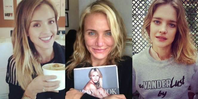 Deretan Artis Tampil Tanpa Makeup, Tetap Cantik?