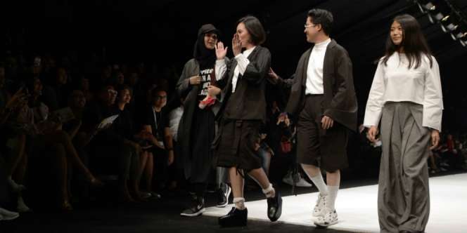 Gaya Hijab Urban Rani Hatta di JFW 2018