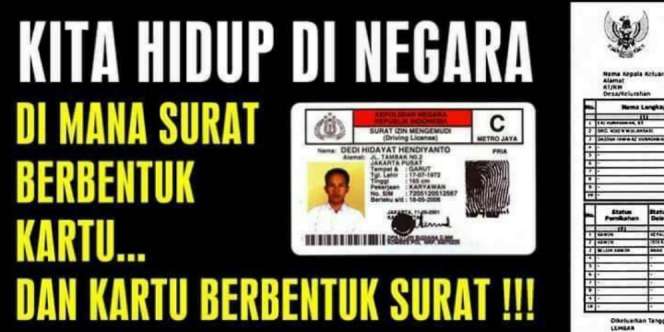Terkuak! Kenapa SIM Disebut 'Surat', KK Pakai Istilah 'Kartu'