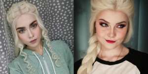 Kayak Bunglon! Hasil Makeup Gadis Berjuluk 1000 Wajah