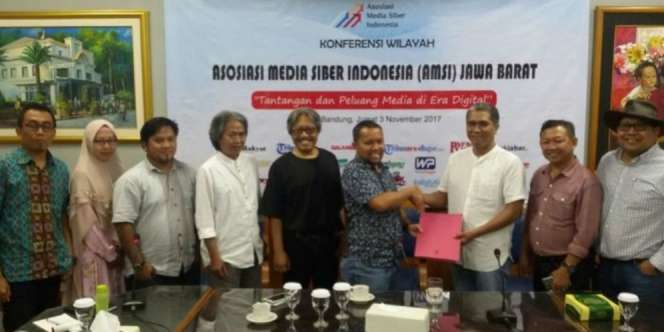 Aklamasi, Rahim Asyik Terpilih Jadi Ketua AMSI Jabar