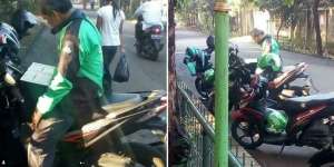 Baca Quran di Atas Motor, Driver Ojek Ini Banjir Pujian