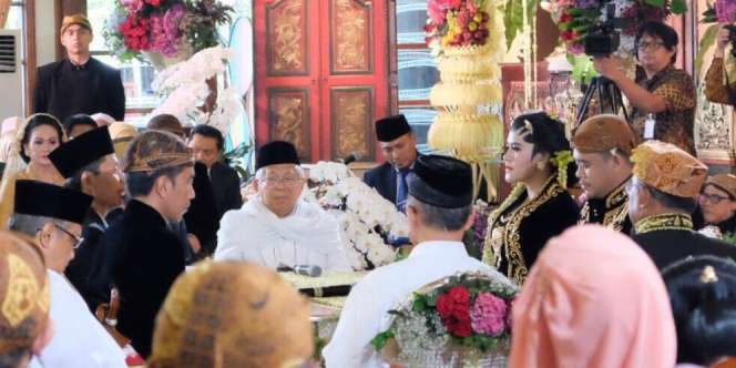 Leganya Jokowi Setelah Ijab Kabul Kahiyang dan Bobby