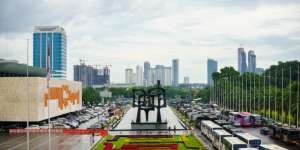 Gedung Wisma Nusantara III DPR Terbakar