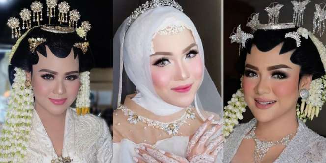 5 Seleb dengan Riasan Nikah Bikin Pangling, Mau Coba?