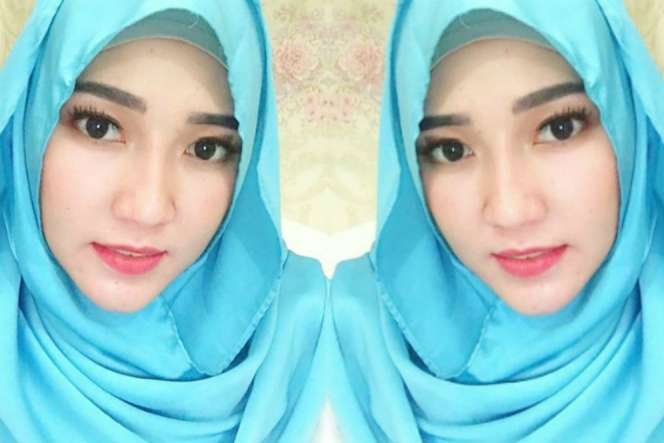 Geger Foto Via Vallen Berhijab, Netizen: Bikin Adem