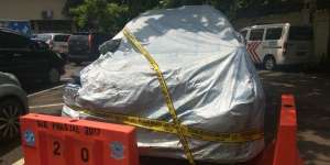 Penampakan Fortuner Setya Novanto Usai Alami Kecelakaan