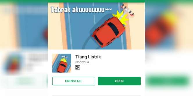 Game `Tiang Listrik` Sudah Tersedia di Playstore, Mau Coba?