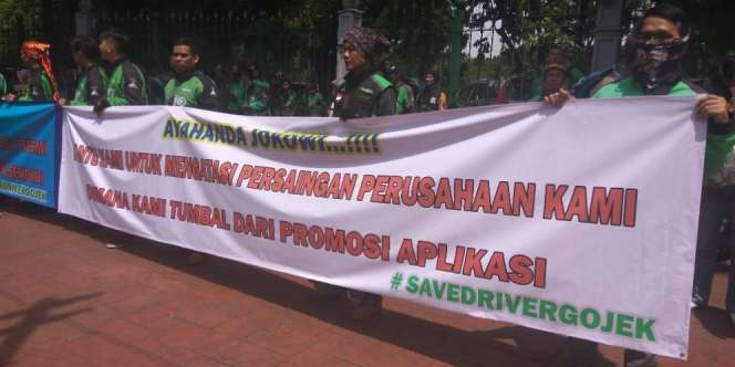 80% Tuntutan Sopir Ojek Online Diterima Pemerintah