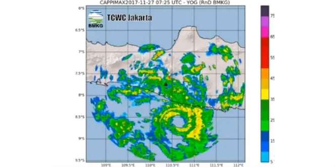 Siklon Cempaka Landa Selatan Jawa, Awas Cuaca Buruk di Jakarta