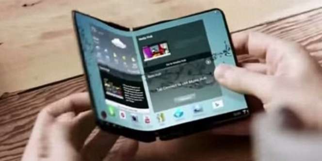 Inikah Penampakan Ponsel Samsung dengan Layar Bisa Dilipat?
