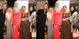 Foto Keluarga Ini Bikin Merinding, Lihat Si Ibu Berhijab Hitam