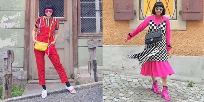 Trik `Mix and Match` Fashion Nyentrik Diana Rikasari