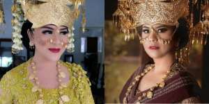 Kahiyang & Annisa Pohan Berbusana Adat Mandailing, Pilih Mana?