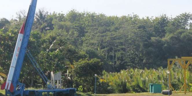 Roket Terbesar Buatan Indonesia Meluncur di Garut