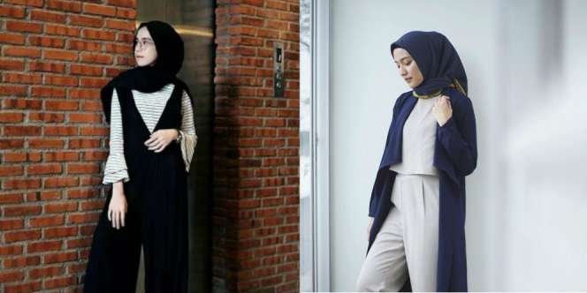 3 Inspirasi Mix and Match Jumpsuit Buat Hijabers