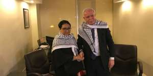Retno Marsudi Bertemu Menlu Palestina Bahas Yerusalem