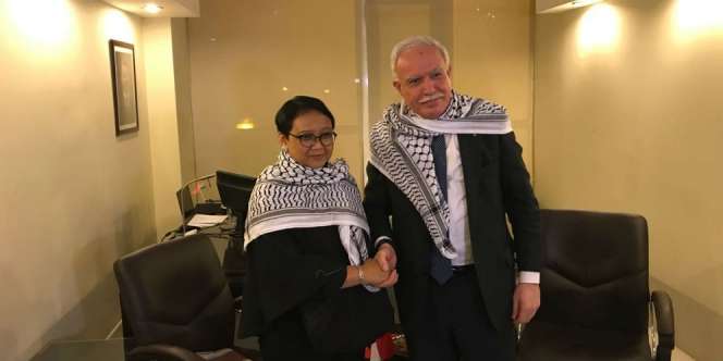 Retno Marsudi Bertemu Menlu Palestina Bahas Yerusalem