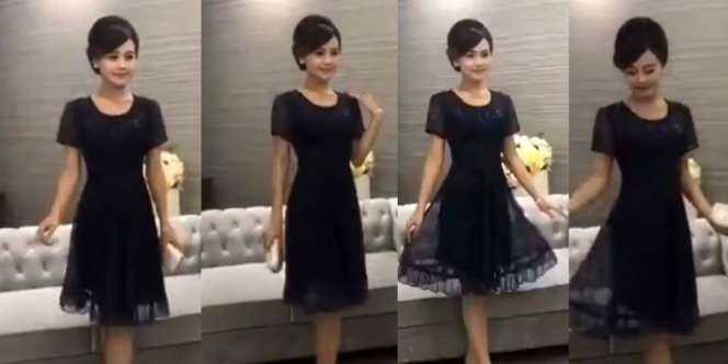 Model Cantik Ganti Pose 30 Kali dalam Semenit, Begini Jadinya