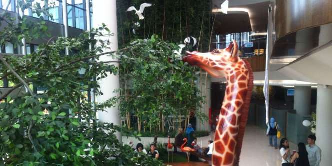 Ada Jerapah di Rumah Sakit Jakarta Ini, Ternyata...