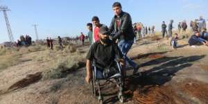 Innalillahi, Pejuang Palestina Tanpa Kaki Itu Gugur