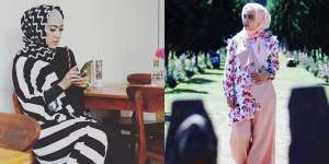 April Jasmine, Istri Ustaz Solmed yang Selalu Tampil Stylish