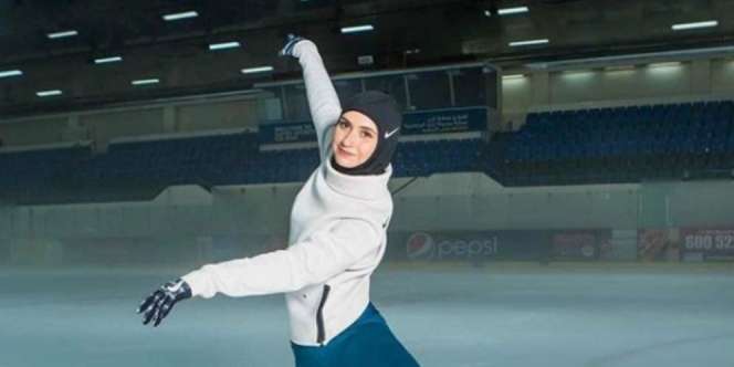 Mengenal Zahra Lari, Ice Skater Berhijab Pertama di Dunia