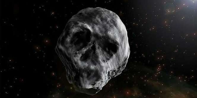 Asteroid Raksasa Mengerikan Ini Mirip Tengkorak Manusia
