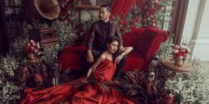 Elegan! Foto Prewedding Syahnaz dan Jeje Govinda