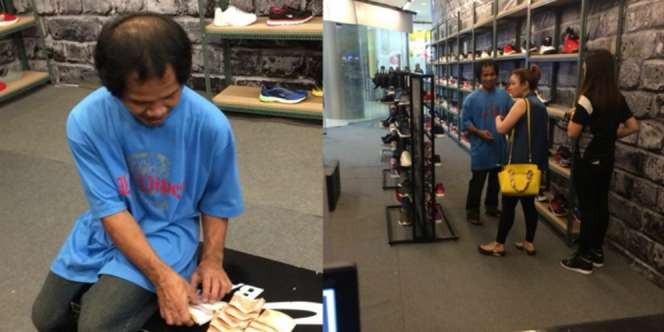 Taksir Sepatu Rp50 Ribu, Si Pria Didatangi Wanita Misterius