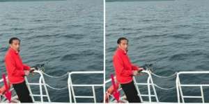 Sandal Presiden Jokowi Saat Memancing Jadi Sorotan