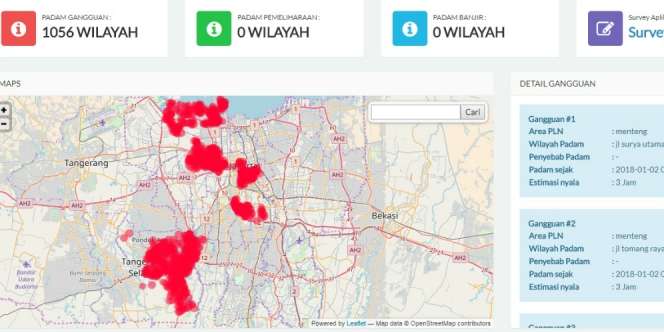 `Kado` Awal Tahun 2018 dari PLN, Jakarta Mati Lampu