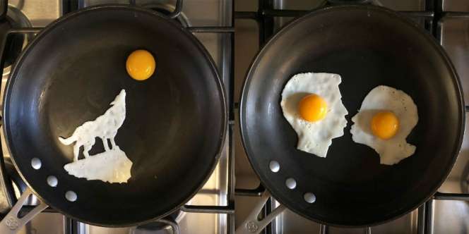 Zaman Now, Telur Pun Bisa Jadi Karya Seni Menakjubkan!