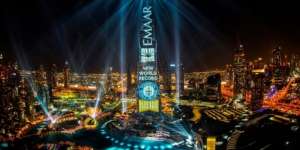Pertunjukan Laser Dubai Pecahkan Rekor Dunia