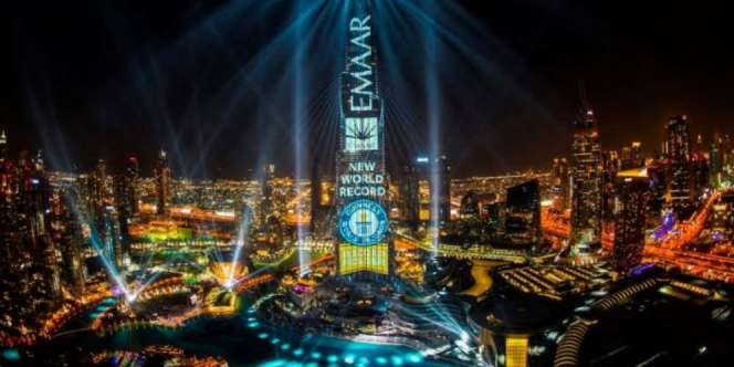 Pertunjukan Laser Dubai Pecahkan Rekor Dunia
