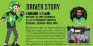 Allahu Akbar! Driver Ojek `Terkaya`, Nafkahi 126 Santri
