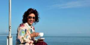 Foto: Gaya Bak Tentara Susi Pudjiastuti di Kapal Selam TNI