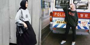 Hijab dengan Sweater, Makin Stylish Buat ke Kampus