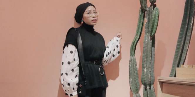 Lady Yulia: Inspirasi Motif Polkadot Biar Makin Modis