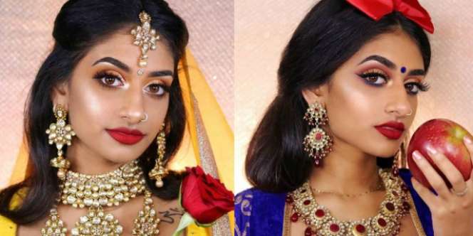 Viral, Ini Jadinya Jika Disney Princess Berdarah Bollywood