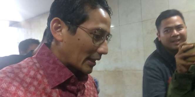Penuhi Panggilan Polisi, Sandiaga Tak Banyak Beri Komentar