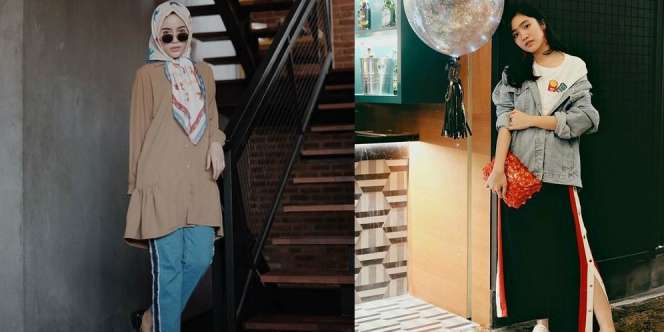 5 Gaya dengan `Side Stripe Pants` yang Kekinian, Tiru Nih!
