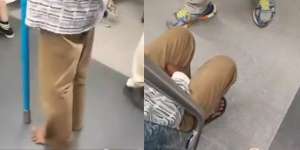 Kedinginan di Kereta Komuter, Lihat yang Dialami Bapak Ini