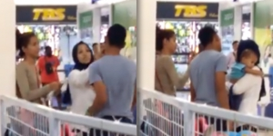 Video Istri Murka! Pergoki Suami Bersama Gadis Lain di Mal