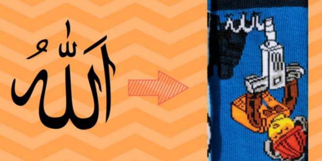 Gambar Kaus Kaki Mirip Lafal Allah Picu Kemarahan Umat Muslim