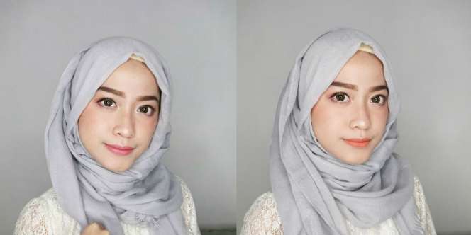 Cyndi Adissa: Tutorial Hijab Bahan Polyester, Adem & Tak Licin