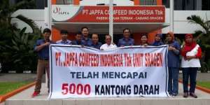 Pemberi Donor Terbanyak, 5000 Kantong Darah